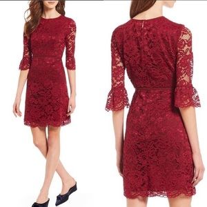 Draper James Lace Bell Sleeve Dress, size 0